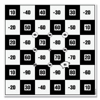 Blason | Cible chanceuse Arc - Carreau