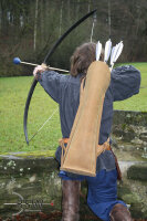 BEIER Larp Rückenköcher - Battle - braun