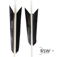 Plumes naturelles: 5 pouces Raptor
