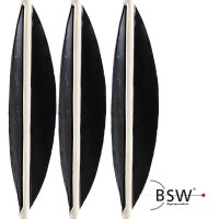 Plumes naturelles: 5,25 pouces Banana