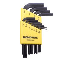 BONDHUS Allen Wrench Set - .050 - 5/16 - Clés...