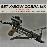 [SPÉCIAL] SET X-BOW COBRA MX en Red Dot Package - 80 lbs / 165 fps - arbalète pistolet