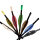 GAS PRO Target Efficient Spin Vanes - 2,5 pouces - Bouclier moyen - Pack de 50