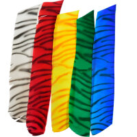 BEARPAW Zebra - Plumes naturelles - 4 ou 5 pouces