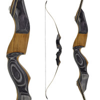 JACKALOPE - Obsidian - 64 Pouces - Arc recurve refined take down - 25-50 lbs