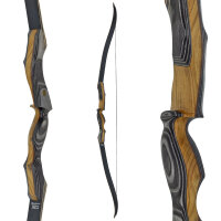 JACKALOPE - Obsidian - 64 Pouces - Arc recurve refined take down - 25-50 lbs
