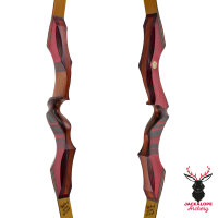 JACKALOPE - Red Beryl - 62 Pouces - Arc recourbé Take Down - 20-50 lbs