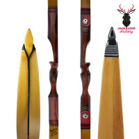 JACKALOPE - Red Beryl - 62 Pouces - Arc recourbé Take Down - 20-50 lbs