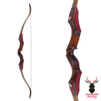 JACKALOPE - Red Beryl - 62 Pouces - Arc recourbé Take Down - 20-50 lbs