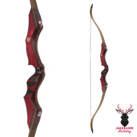 JACKALOPE - Red Beryl - 62 Pouces - Arc recourbé Take Down - 20-50 lbs