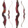 JACKALOPE - Red Beryl - 62 Pouces - Arc recourbé Take Down - 20-50 lbs