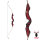 JACKALOPE - Red Beryl - 62 Pouces - Arc recourbé Take Down - 20-50 lbs