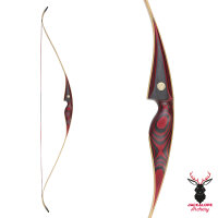 JACKALOPE - Red Beryl - 64 Pouces - One Piece Arc de recurve - 25-50 lbs