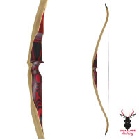 JACKALOPE - Red Beryl - 64 Pouces - One Piece Arc de recurve - 25-50 lbs