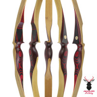 JACKALOPE - Red Beryl - 64 Pouces - One Piece Arc de recurve - 25-50 lbs