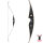JACKALOPE - Obsidian - 62 Pouces - One Piece Arc de recurve - 20-50 lbs