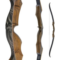 JACKALOPE - Obsidian - 62 Pouces - Arc classique recurve take down - 20-50 lbs
