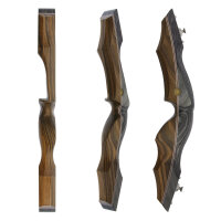 JACKALOPE - Obsidian - 62 Pouces - Arc classique recurve take down - 20-50 lbs