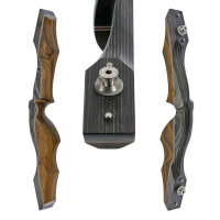JACKALOPE - Obsidian - 62 Pouces - Arc classique recurve take down - 20-50 lbs