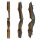 JACKALOPE - Obsidian - 62 Pouces - Arc classique recurve take down - 20-50 lbs