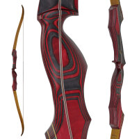 JACKALOPE - Red Beryl - 64 Pouces - Arc classique recurve take down - 25-50 lbs