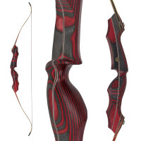JACKALOPE - Red Beryl - 64 Pouces - Arc classique recurve take down - 25-50 lbs