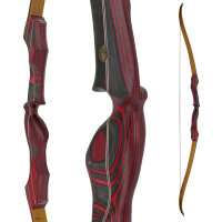 JACKALOPE - Red Beryl - 64 Pouces - Arc classique recurve take down - 25-50 lbs