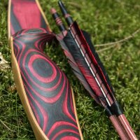 JACKALOPE - Red Beryl - 68 pouces - Arc Longbow - 25-50 lbs