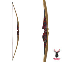 JACKALOPE - Red Beryl - 68 pouces - Arc Longbow - 25-50 lbs
