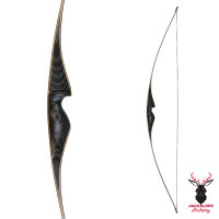 JACKALOPE - Obsidian - 68 Pouces - Arc Longbow - 25-50 lbs