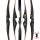 JACKALOPE - Obsidian - 68 Pouces - Arc Longbow - 25-50 lbs