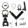 SET Compound - Chasse I - Set daccessoires pour arcs à poulies
