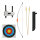 EK ARCHERY Crusader - 10, 12 ou 15 lbs - différentes longueurs - Arc long