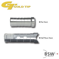 GOLD TIP Laser II+III / Swift+Ballistic | Encoche Half Moon - Aluminium