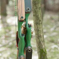 JACKALOPE - Malachite - 60 pouces - 30-60 lbs - Arc recurve ou hybride take down