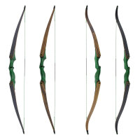 JACKALOPE - Malachite - 60 pouces - 30-60 lbs - Arc recurve ou hybride take down