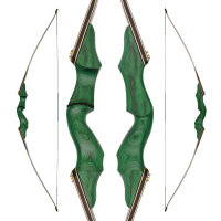 JACKALOPE - Malachite - 60 pouces - 30-60 lbs - Arc recurve ou hybride take down