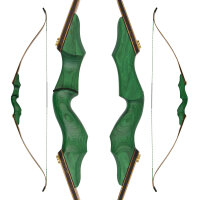 JACKALOPE - Malachite - 60 pouces - 30-60 lbs - Arc recurve ou hybride take down