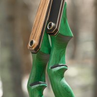 JACKALOPE - Malachite - 60 pouces - 30-60 lbs - Arc recurve ou hybride take down