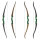 JACKALOPE - Malachite - 60 pouces - 30-60 lbs - Arc recurve ou hybride take down