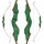 JACKALOPE - Malachite - 60 pouces - 30-60 lbs - Arc recurve ou hybride take down