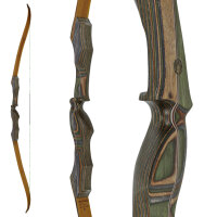 JACKALOPE - Tourmaline - 64 Pouces - Arc classique recurve take down - 25-50 lbs