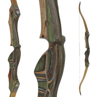 JACKALOPE - Tourmaline - 64 Pouces - Arc classique recurve take down - 25-50 lbs