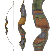 JACKALOPE - Tourmaline - 62 Pouces - Arc recourbé Take Down - 20-50 lbs