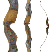 JACKALOPE - Tourmaline - 62 Pouces - Arc recourbé Take Down - 20-50 lbs