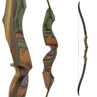 JACKALOPE - Tourmaline - 62 Pouces - Arc recourbé Take Down - 20-50 lbs