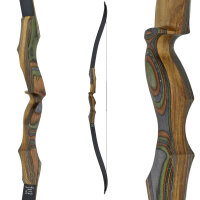 JACKALOPE - Tourmaline - 62 Pouces - Arc recourbé Take Down - 20-50 lbs