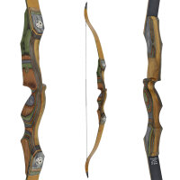JACKALOPE - Tourmaline - 62 Pouces - Arc recourbé Take Down - 20-50 lbs