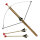 HOLZKÖNIG Arbalète avec 3 flèches