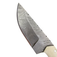 elTORO Buffalo Horn - Damas - Couteau de chasse - 10cm - fourreau cuir inclus